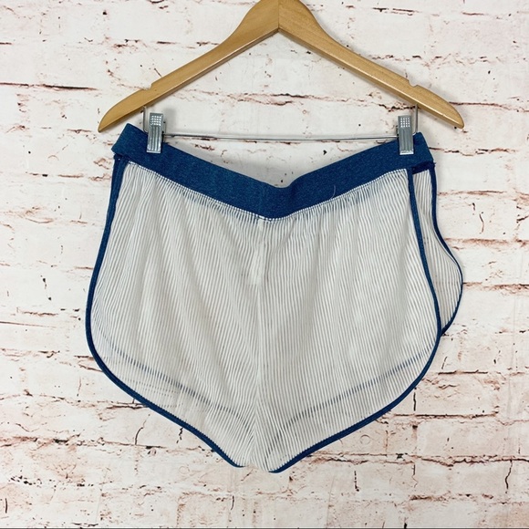 Free People Sheer Stripe CELESTE Shorts Size Large - Picture 4 of 7
